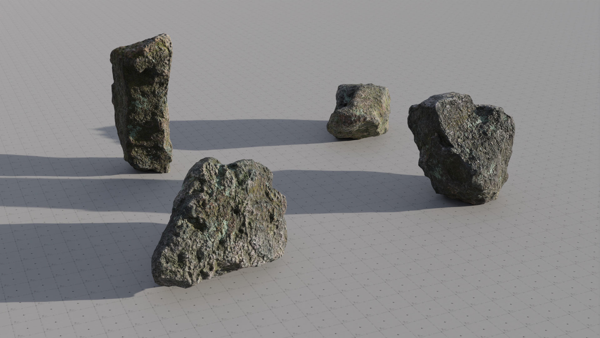 Moss Biome Ground Scatter - 3D AssetKit PBR Low-poly 3D model_40
