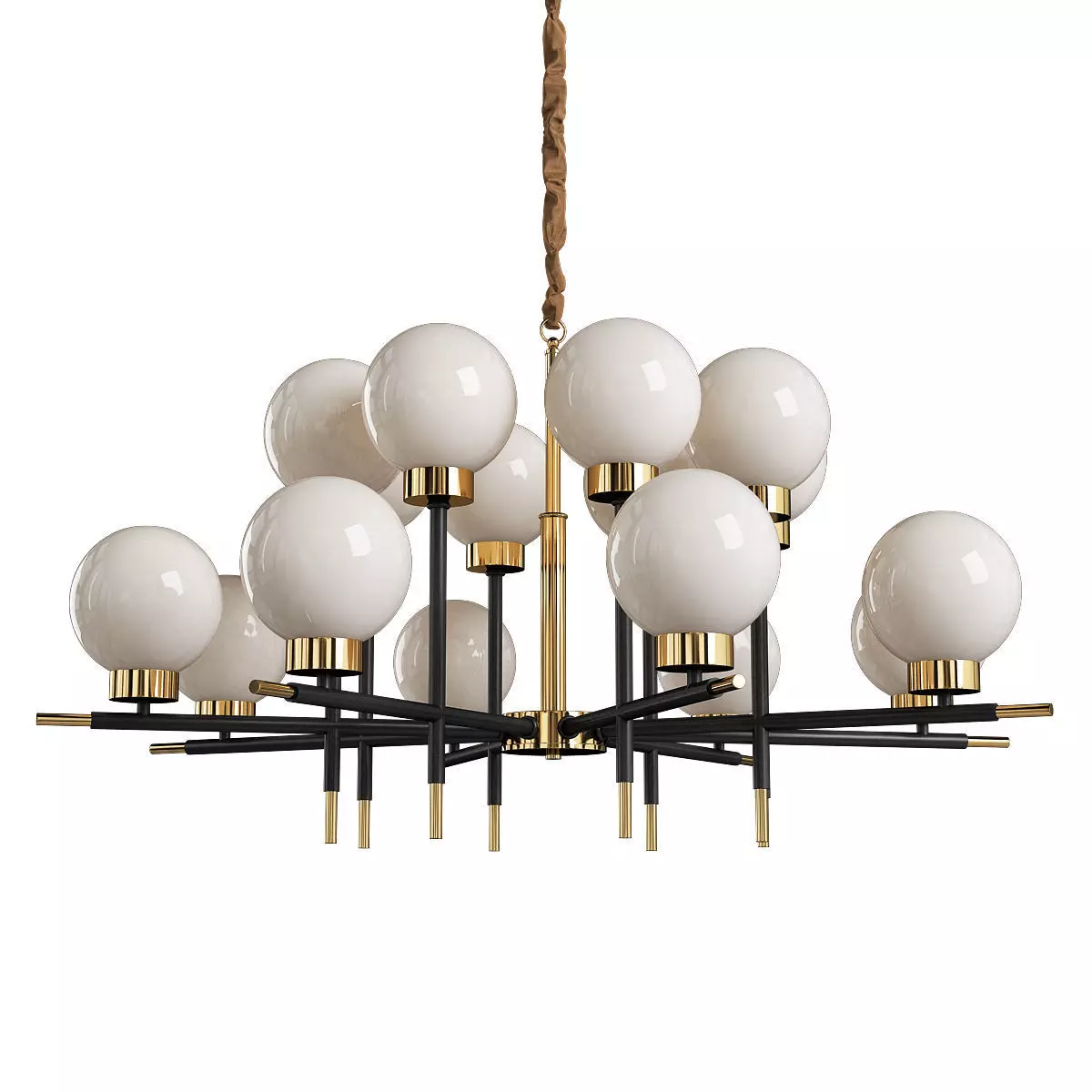 CLEAR BRASS TURIN Low-poly 3D model_0