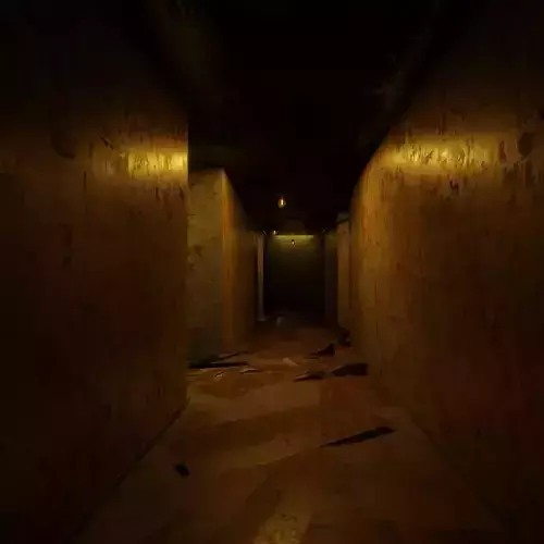 Damaged Hallway 3D model