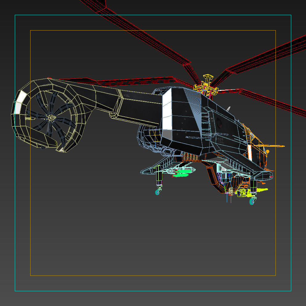 Combine Helicopter - Hunter-Chopper 3D model_26