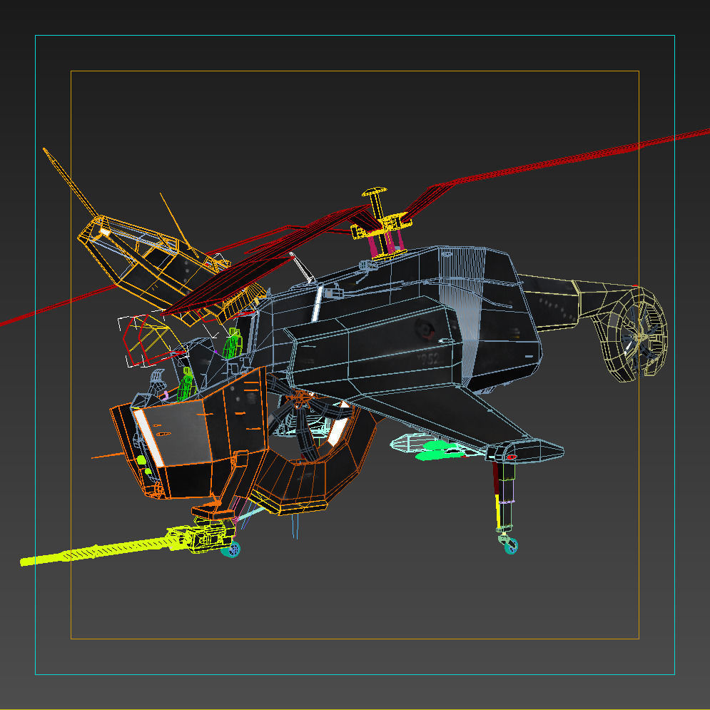 Combine Helicopter - Hunter-Chopper 3D model_24