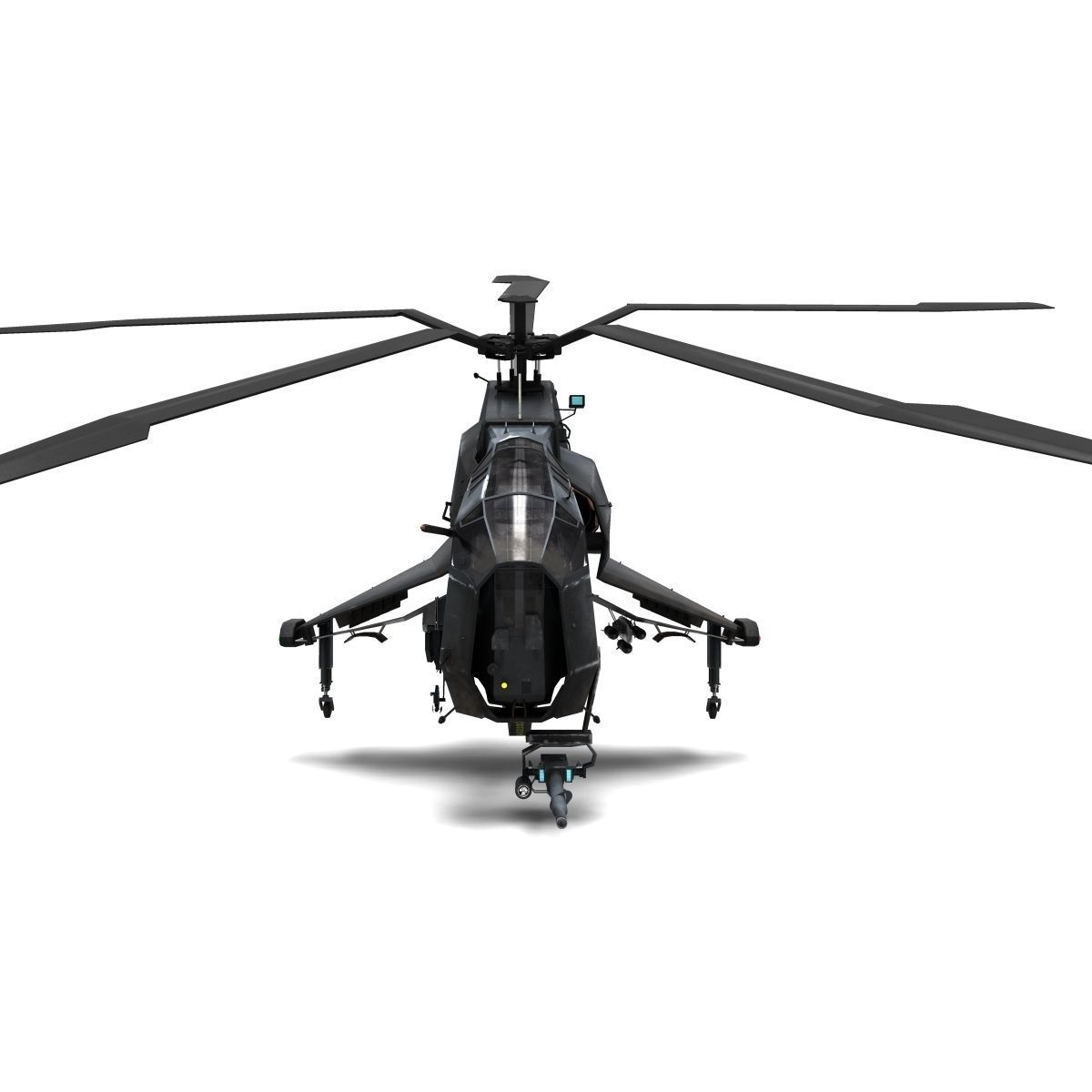 Combine Helicopter - Hunter-Chopper 3D model_10