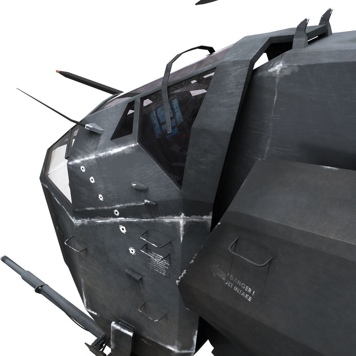 Combine Helicopter - Hunter-Chopper 3D model_16