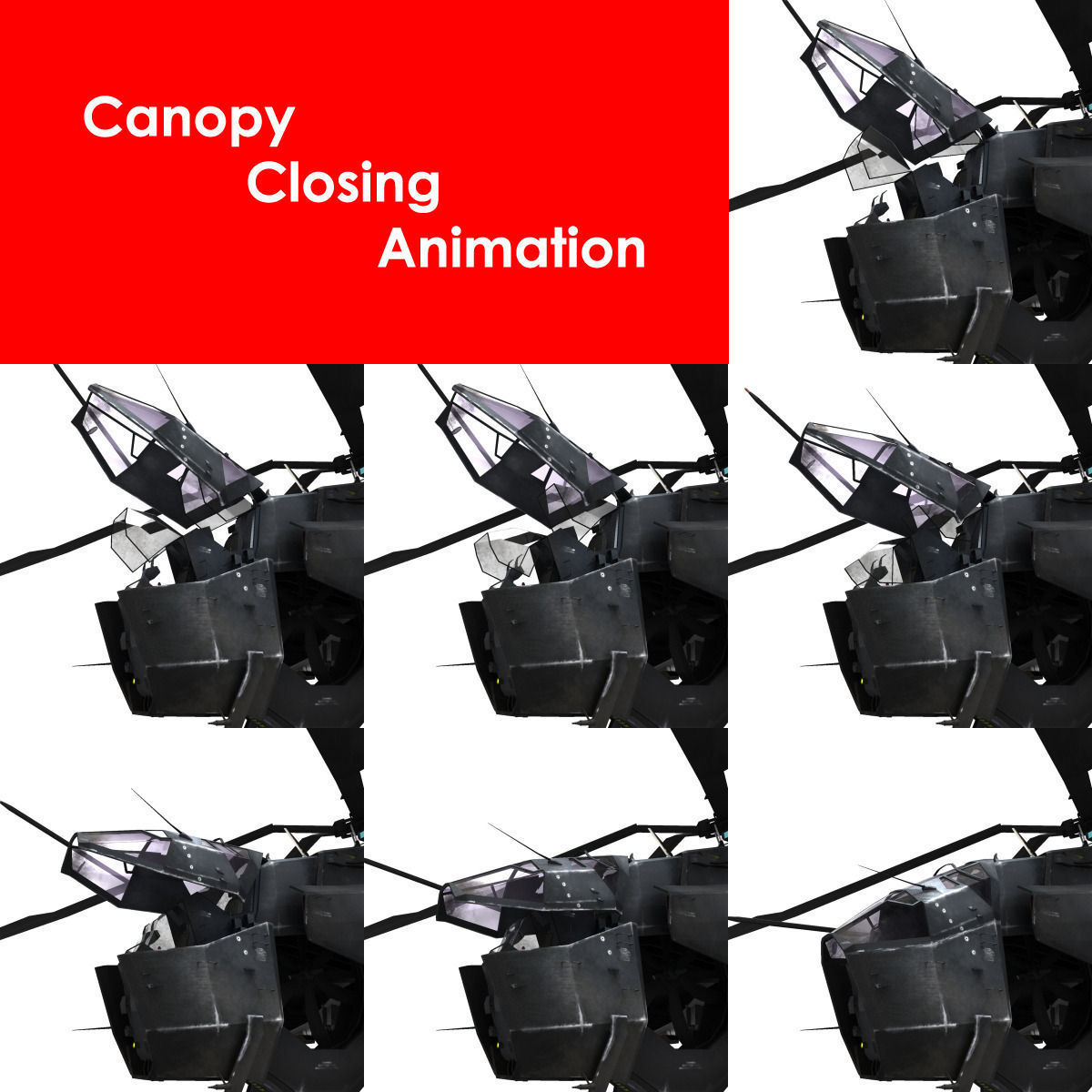 Combine Helicopter - Hunter-Chopper 3D model_23