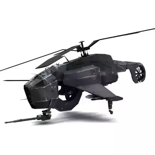 Combine Helicopter - Hunter-Chopper 3D model
