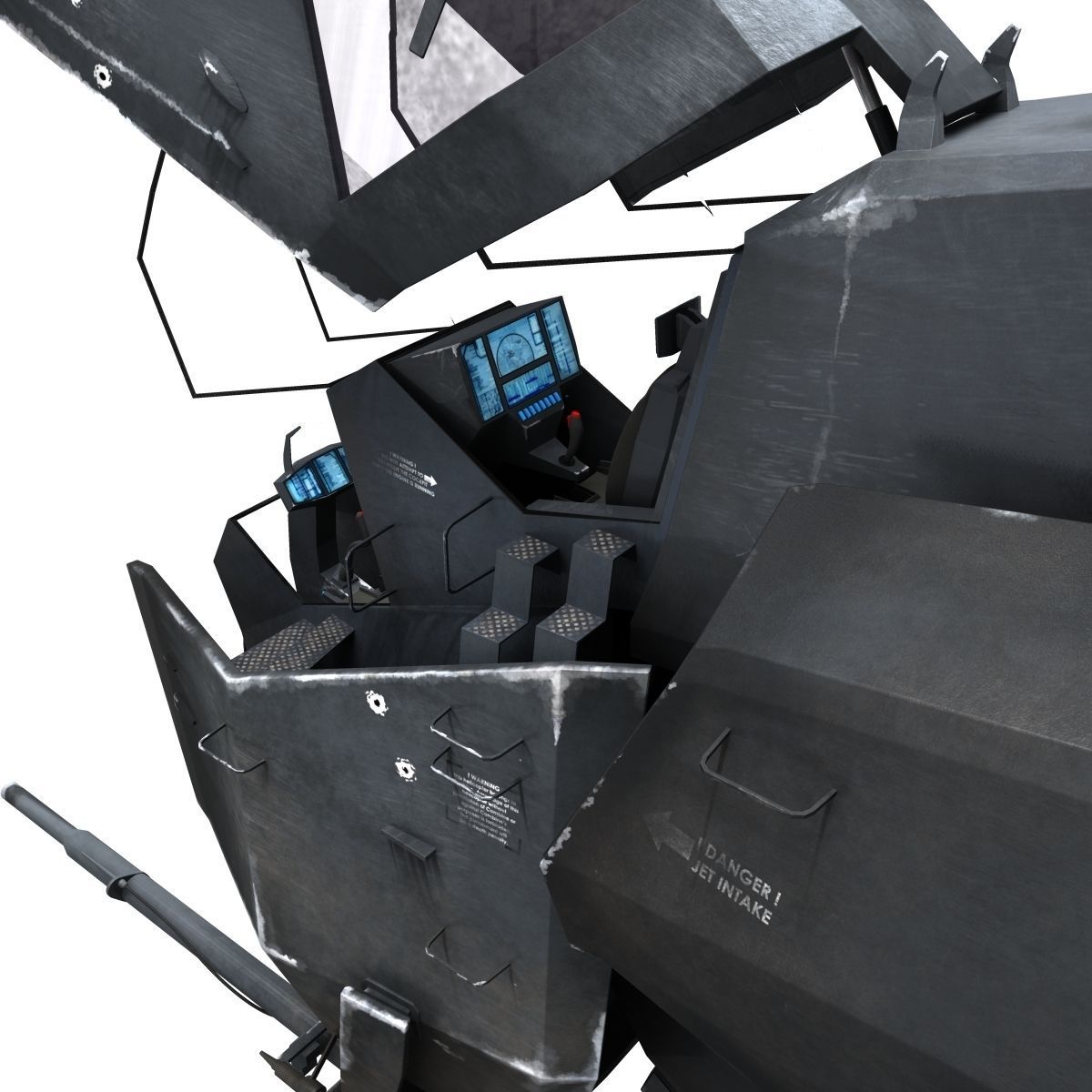 Combine Helicopter - Hunter-Chopper 3D model_15