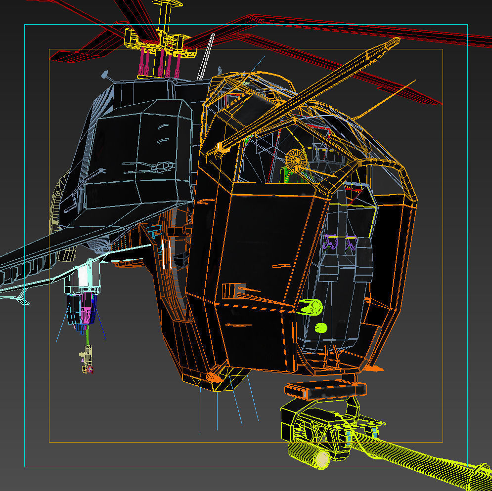 Combine Helicopter - Hunter-Chopper 3D model_29