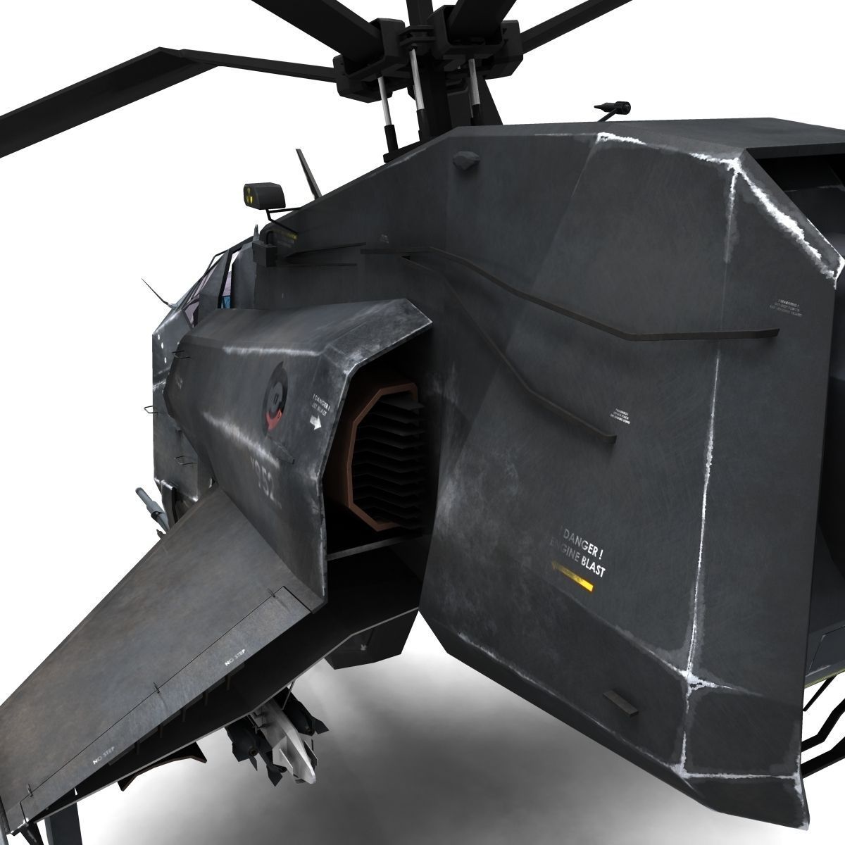 Combine Helicopter - Hunter-Chopper 3D model_19