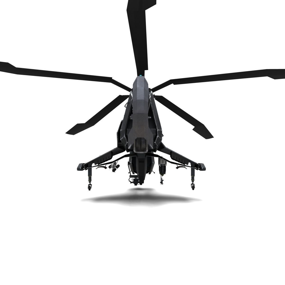 Combine Helicopter - Hunter-Chopper 3D model_6