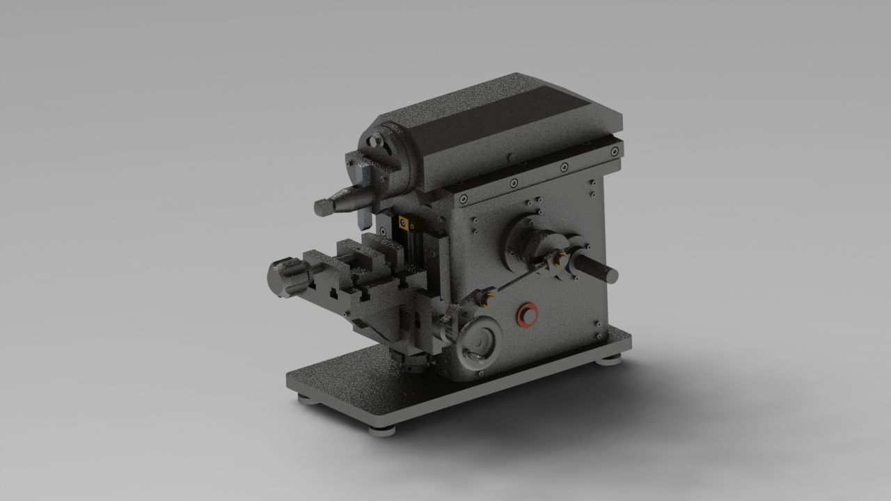 METALWORKING SHAPER 3D model_1
