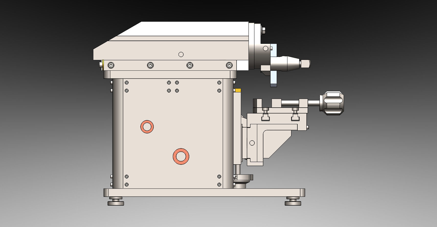 METALWORKING SHAPER 3D model_4