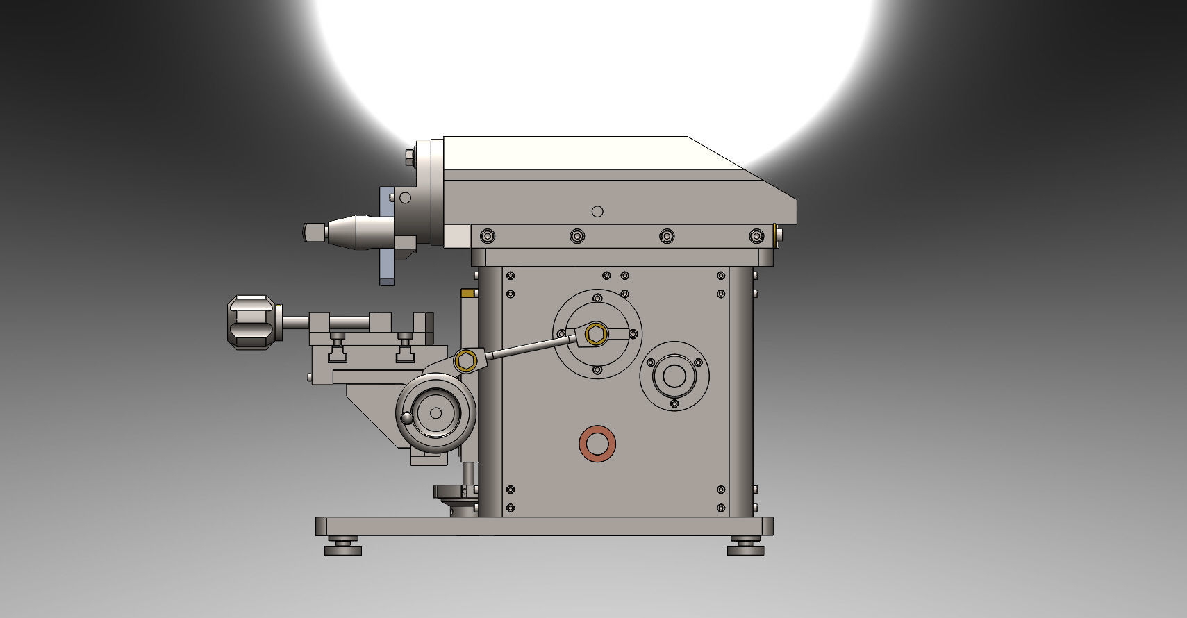 METALWORKING SHAPER 3D model_3