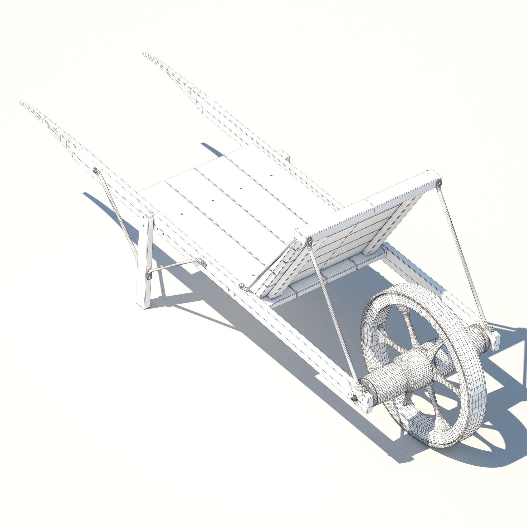 Wheelbarrow - 3D model_17