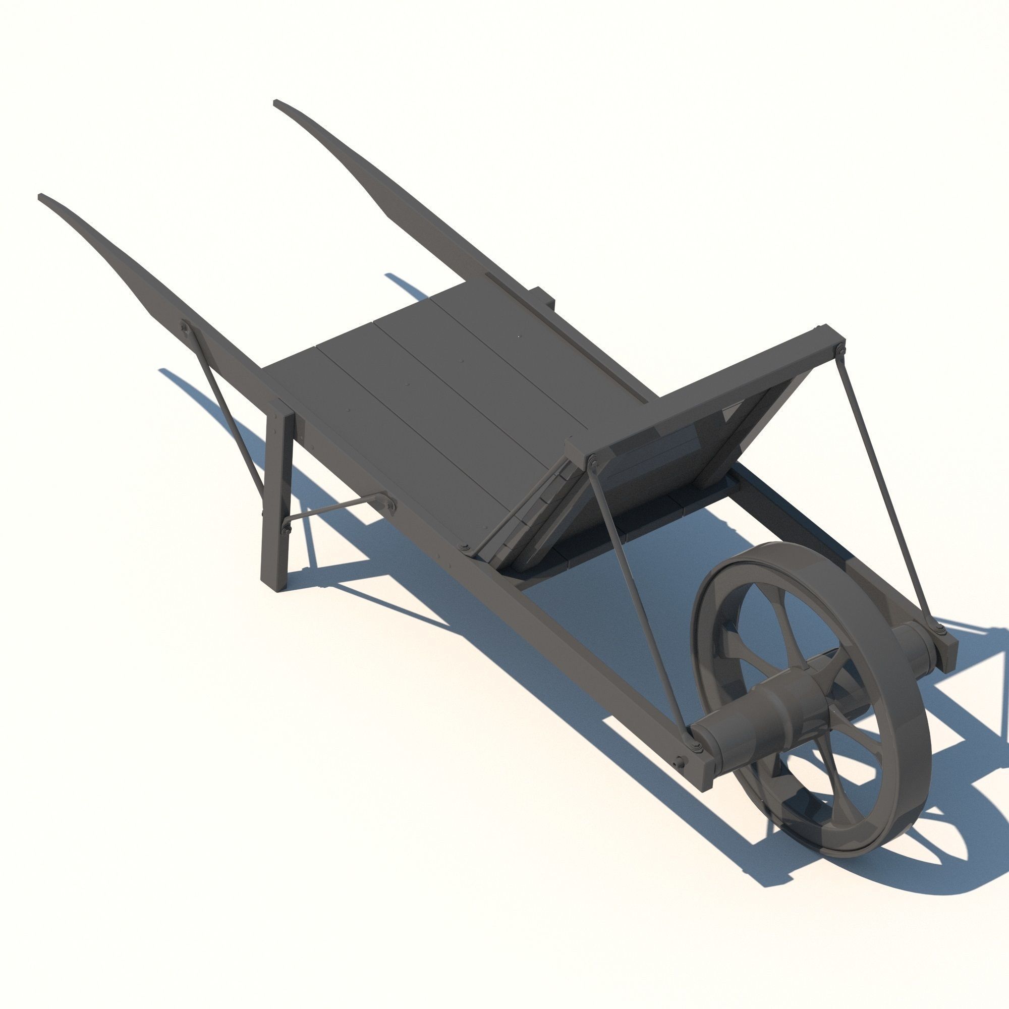 Wheelbarrow - 3D model_16