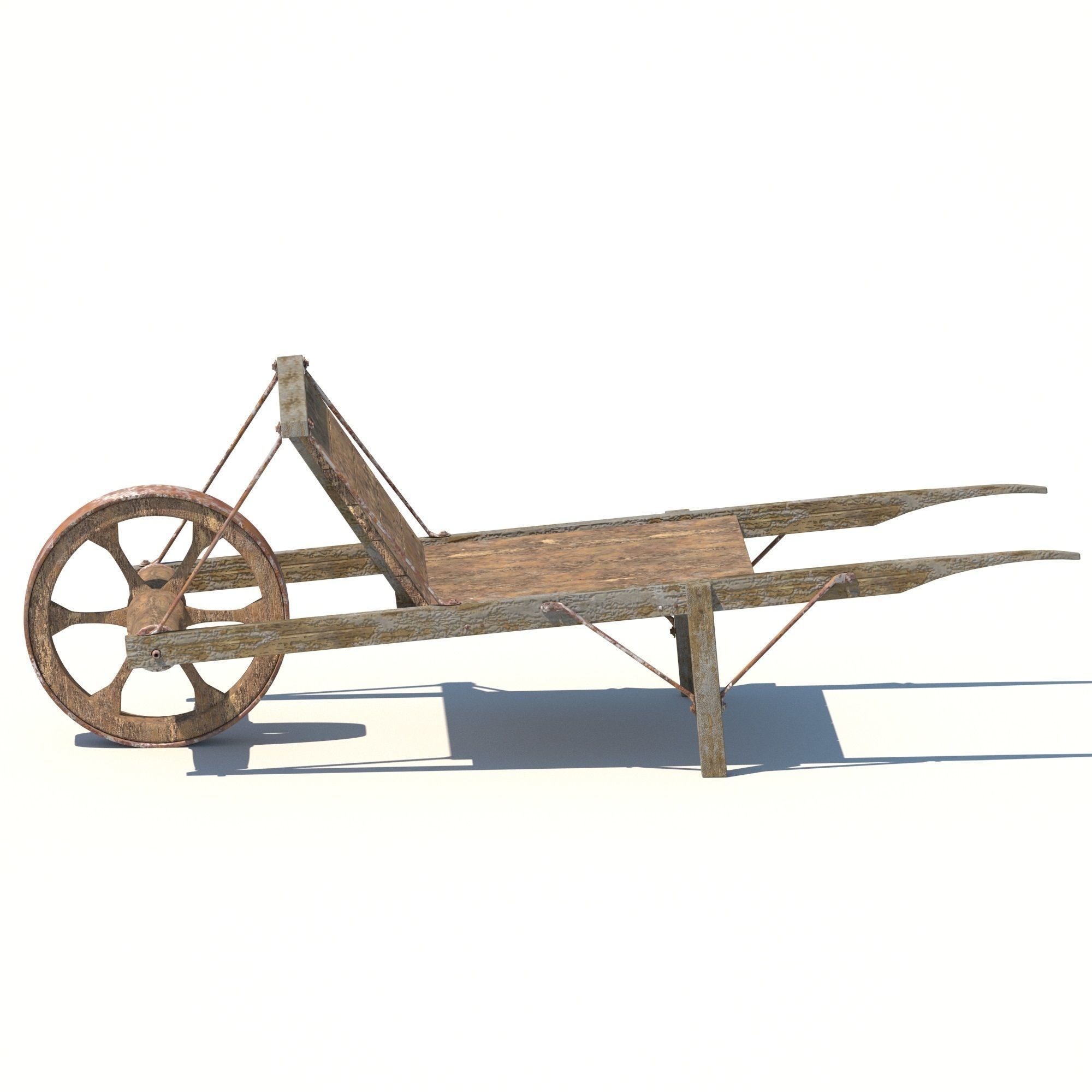Wheelbarrow - 3D model_3
