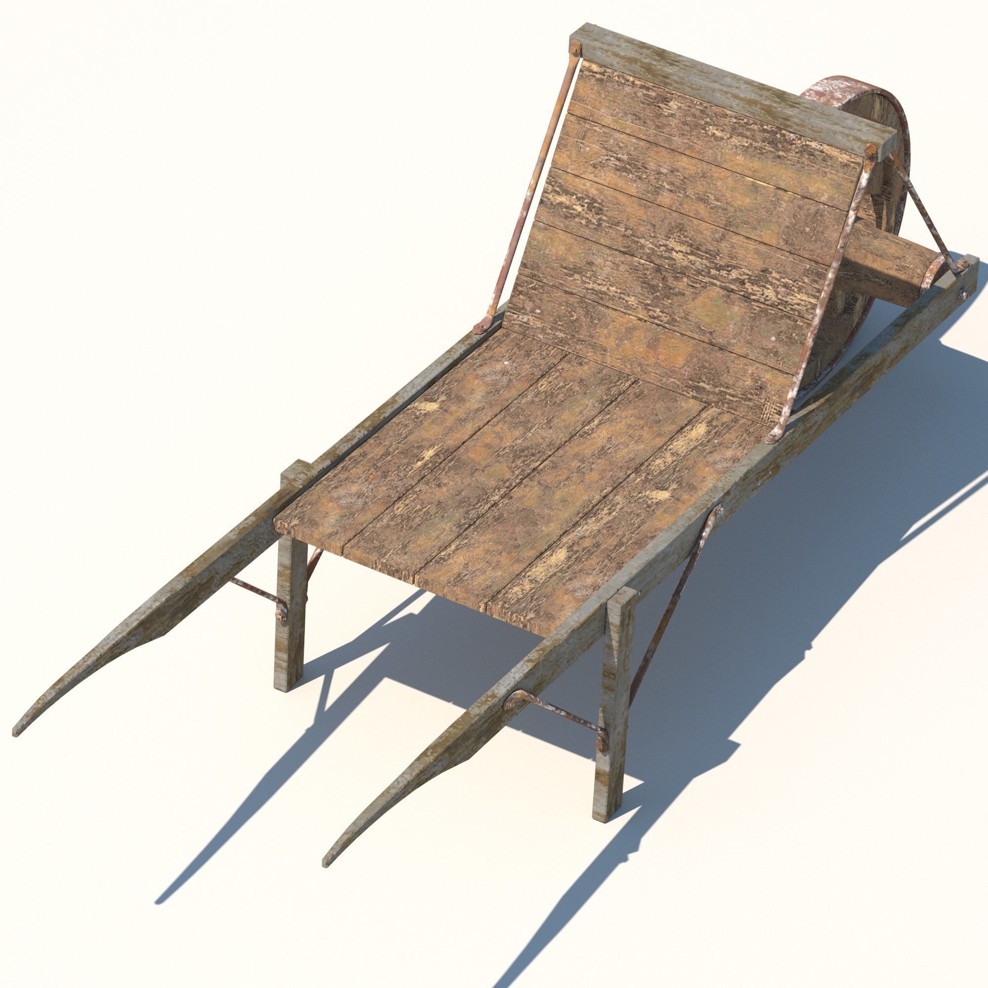 Wheelbarrow - 3D model_9
