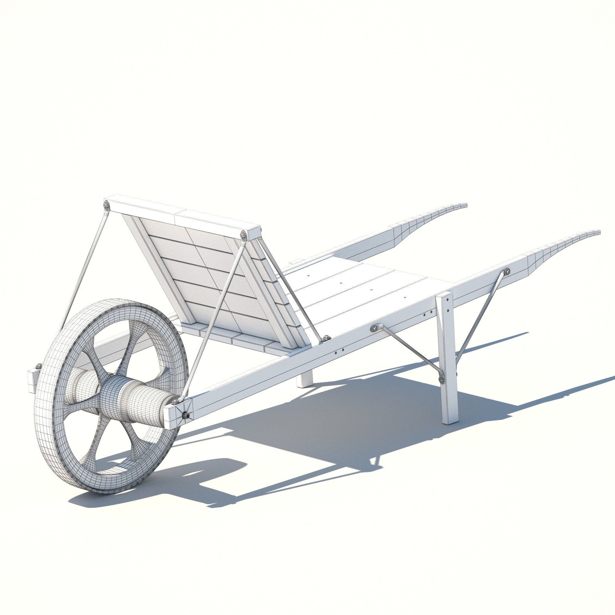Wheelbarrow - 3D model_11