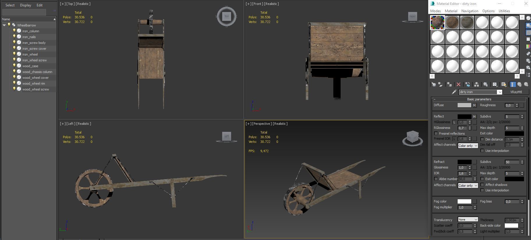 Wheelbarrow - 3D model_20