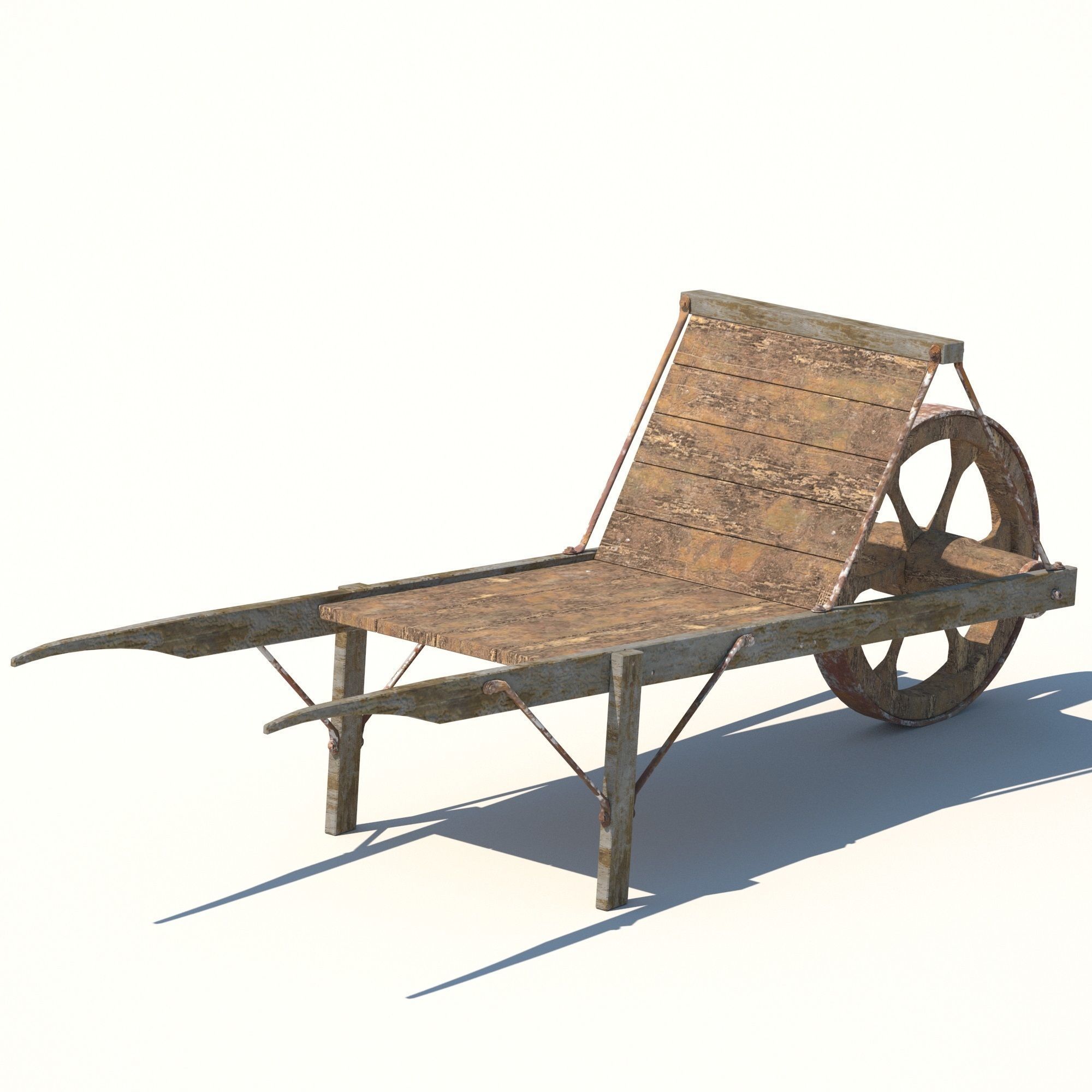 Wheelbarrow - 3D model_1