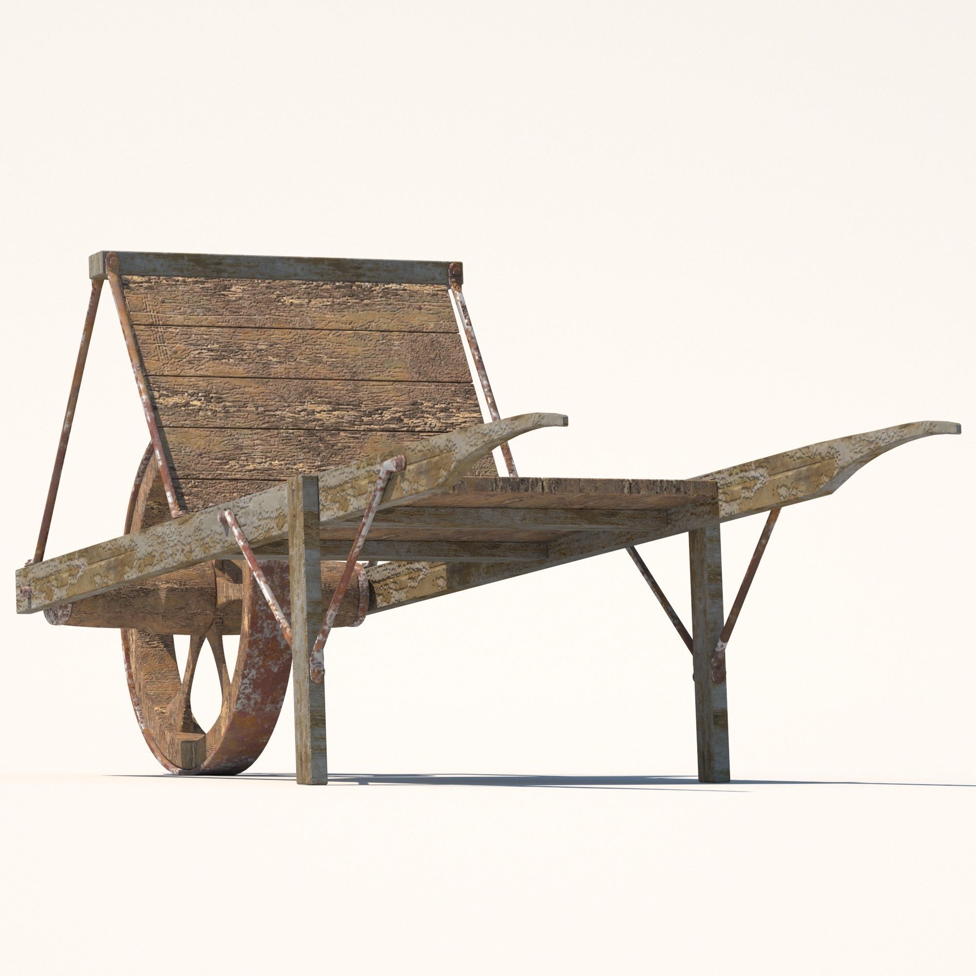 Wheelbarrow - 3D model_7