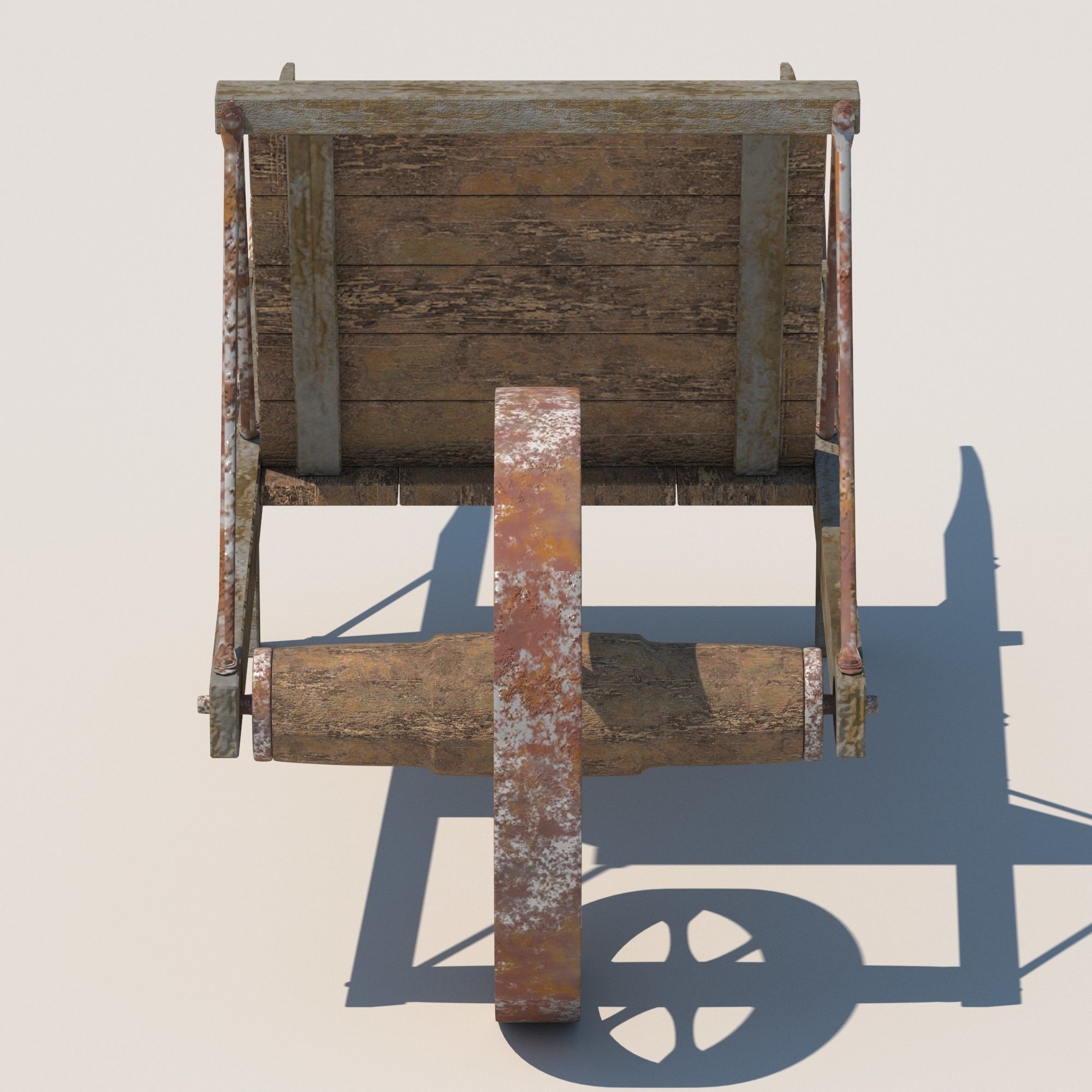 Wheelbarrow - 3D model_4