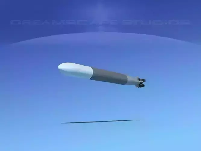 Mark 14 Torpedo Low-poly 3D model