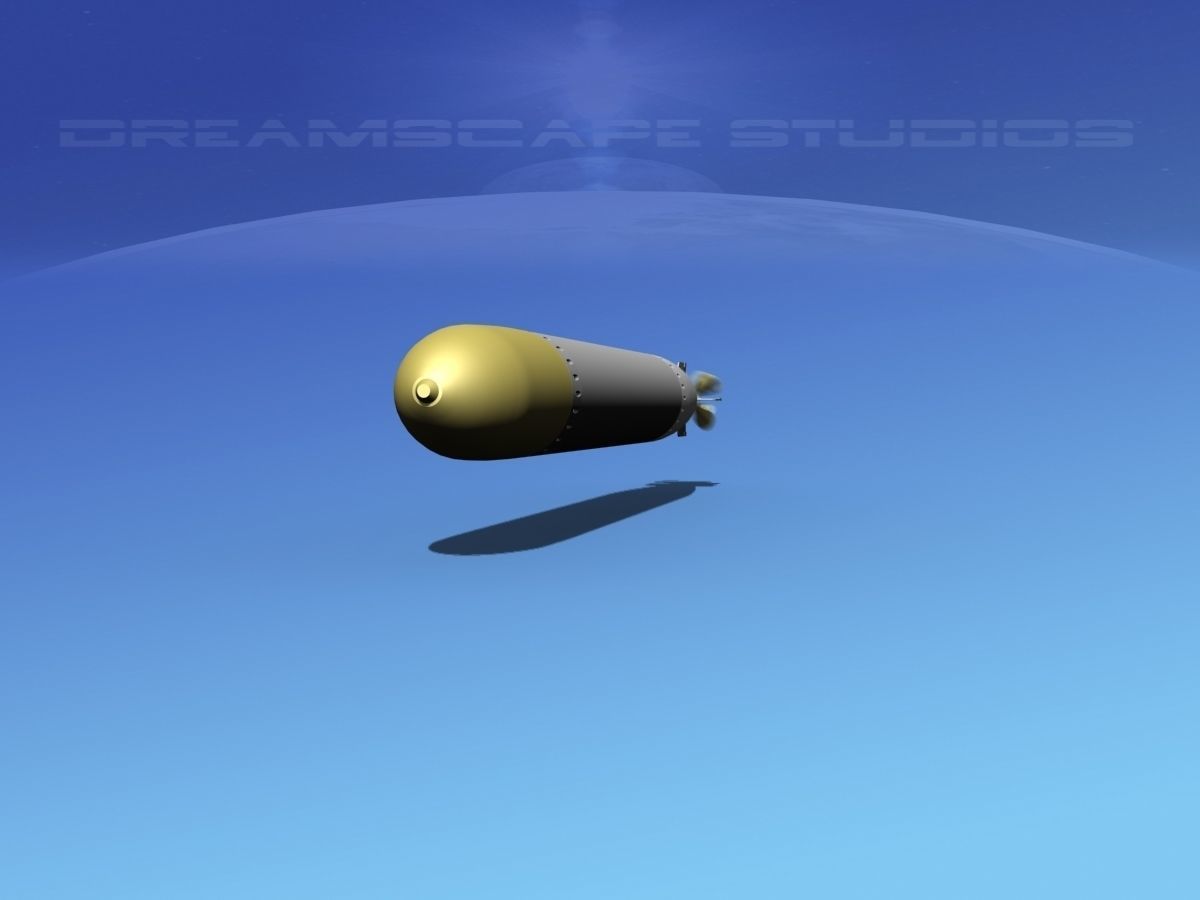 Mark 14 Torpedo HP 3D model_1