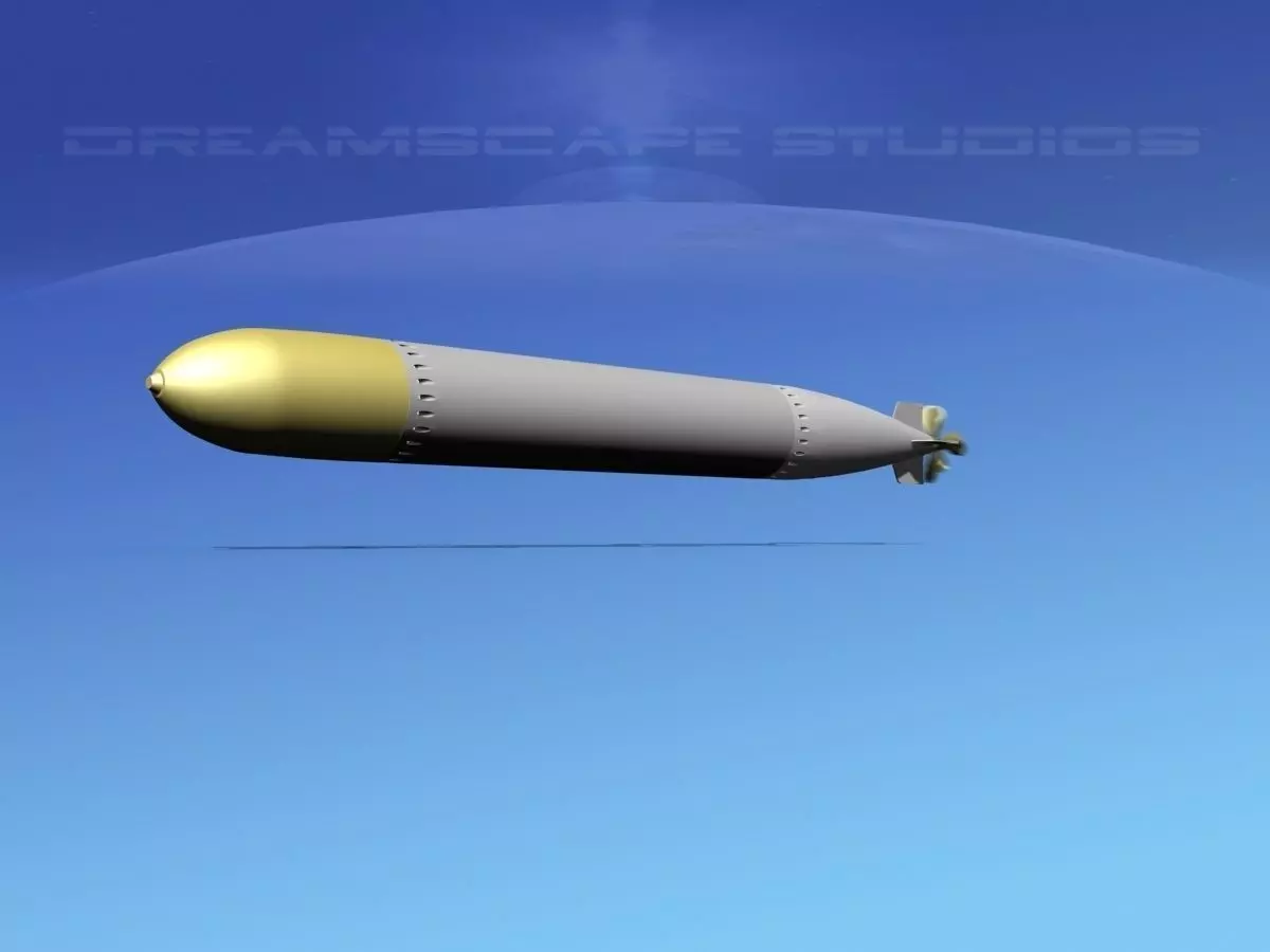 Mark 14 Torpedo HP 3D model_0