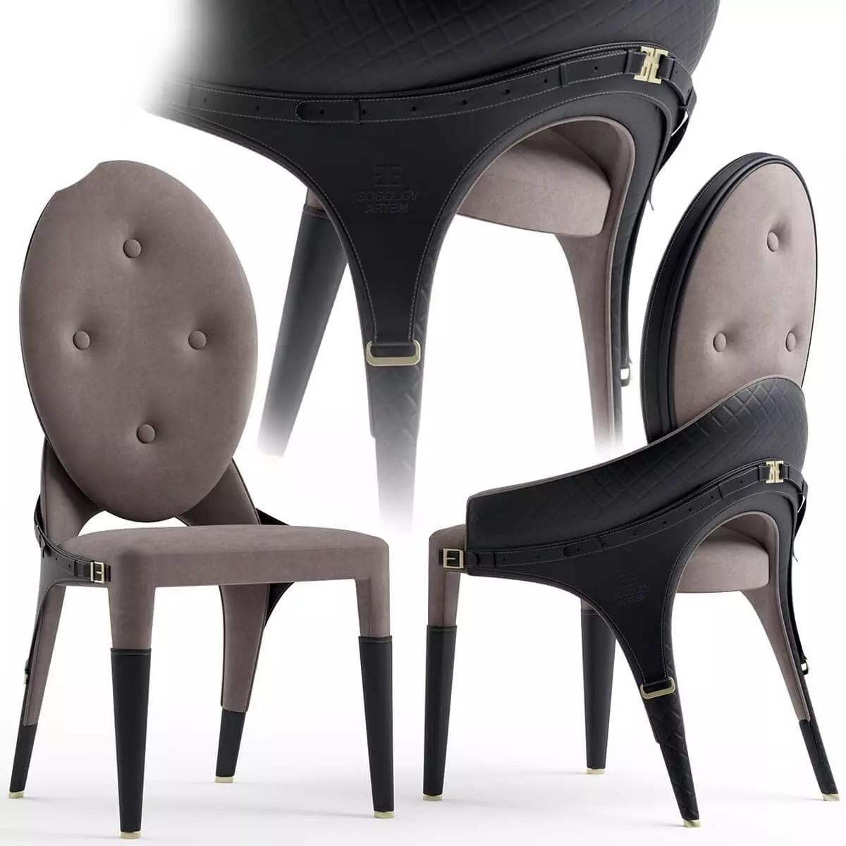 Chair classik Free 3D model