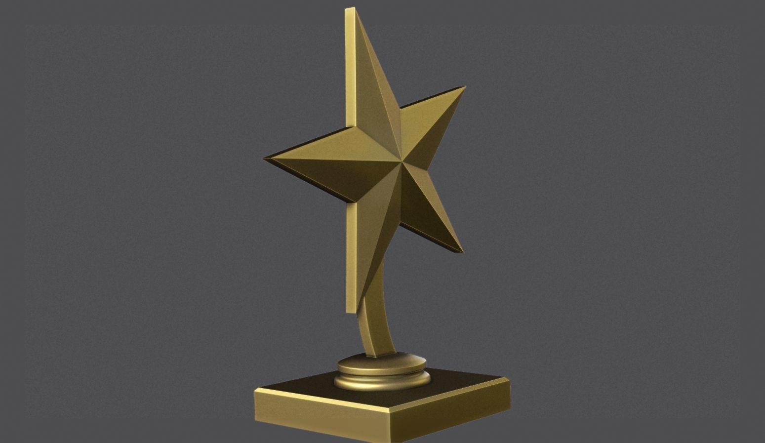 Star Award 3D print model_4