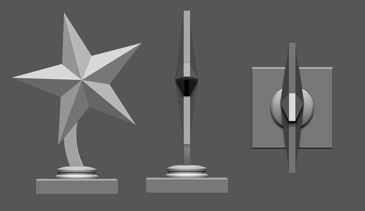 Star Award 3D print model_5