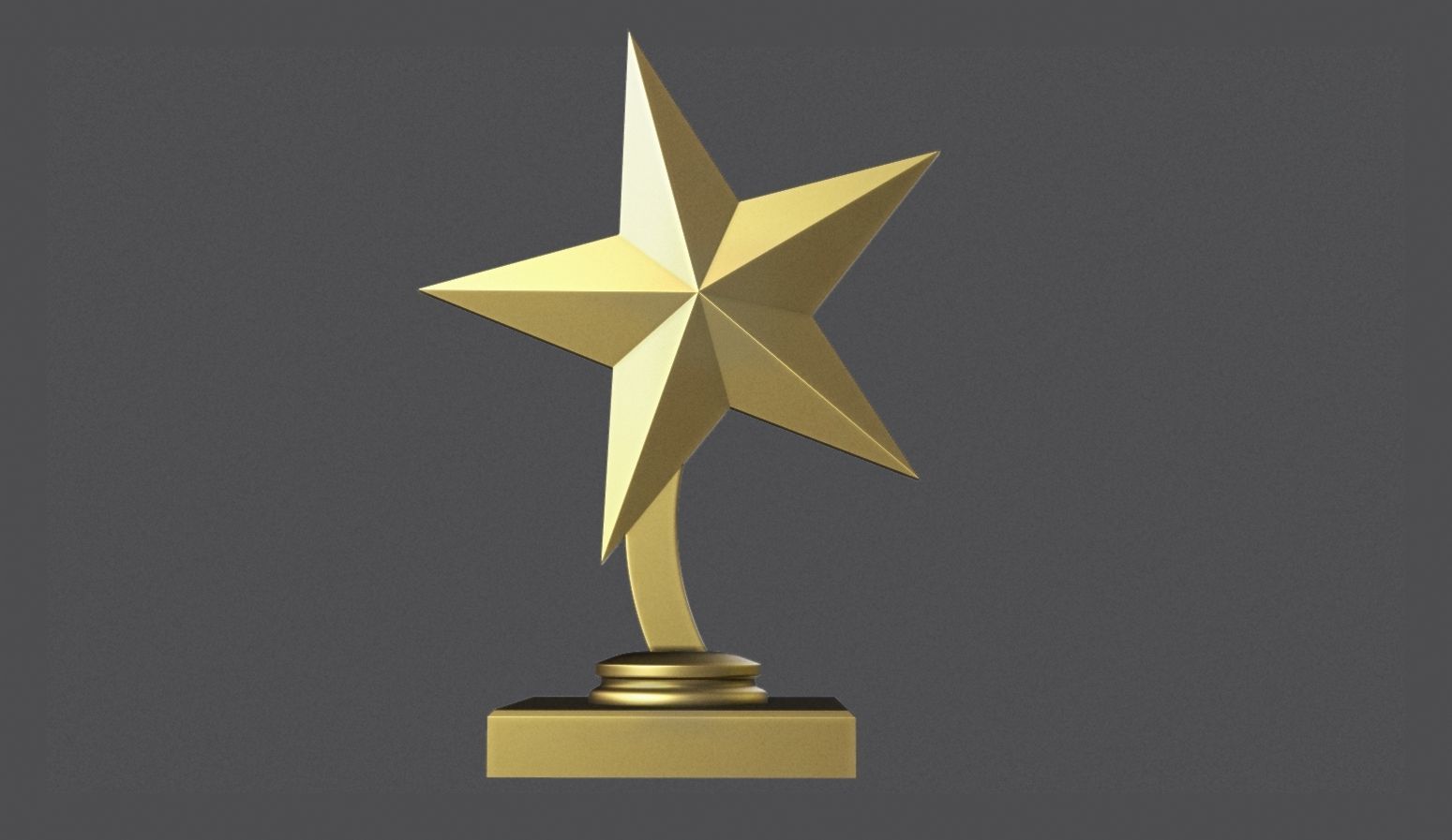 Star Award 3D print model_3