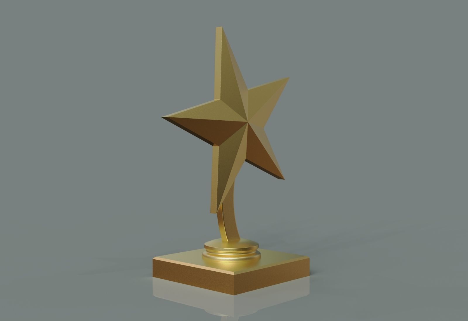 Star Award 3D print model_1