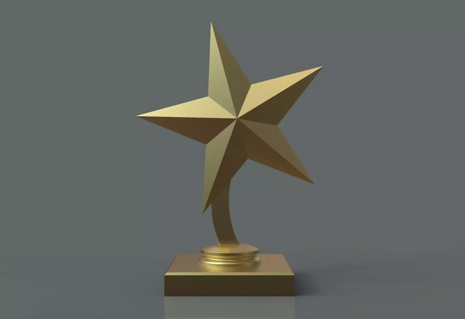Star Award 3D print model_0