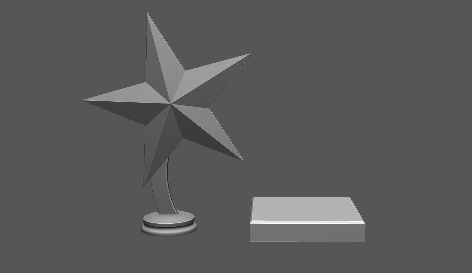 Star Award 3D print model_6