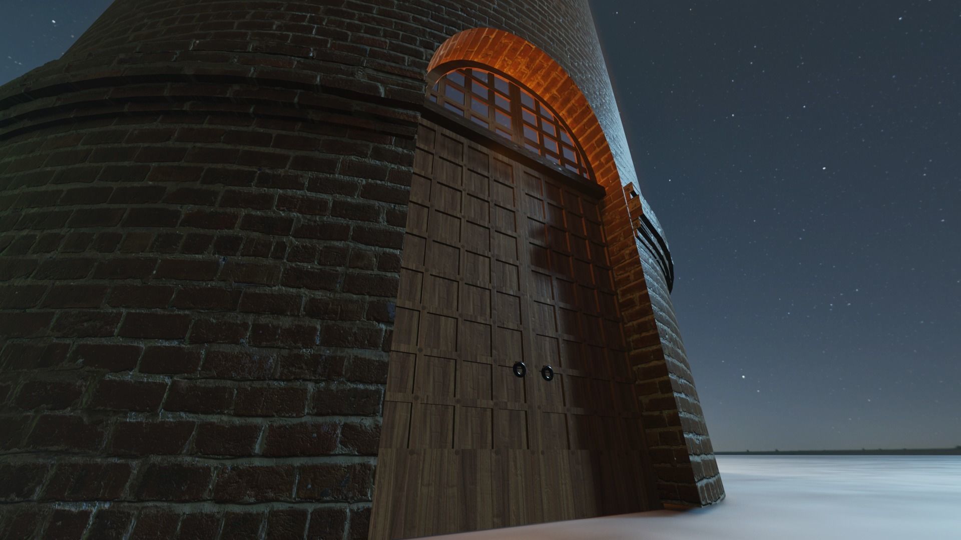 Tower - Restoration 3D model_7