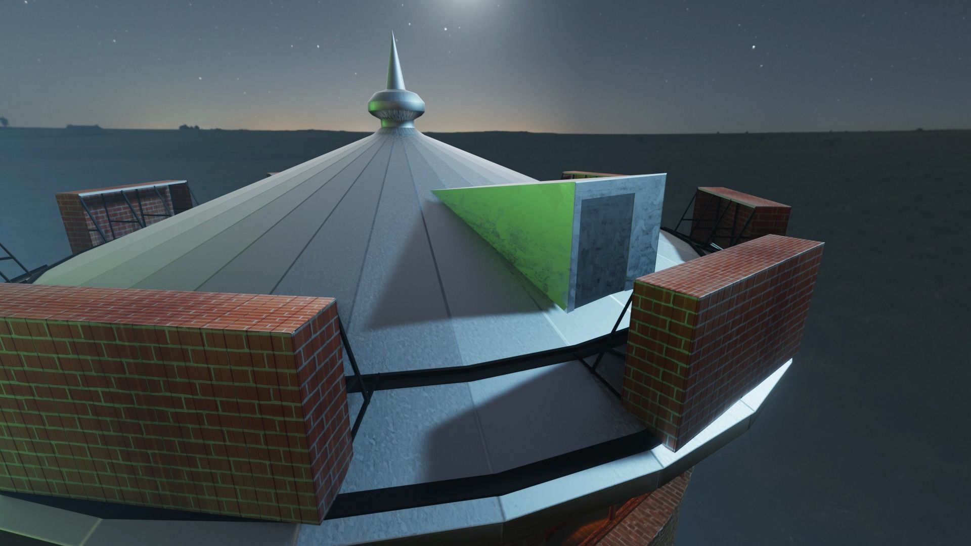 Tower - Restoration 3D model_6