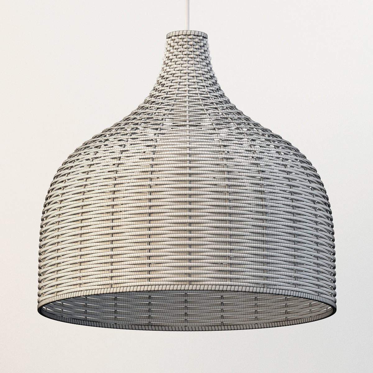 Rattan Pendant 02 3D model_1