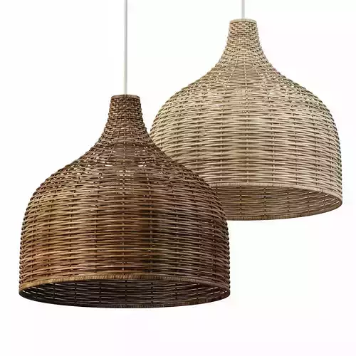 Rattan Pendant 02