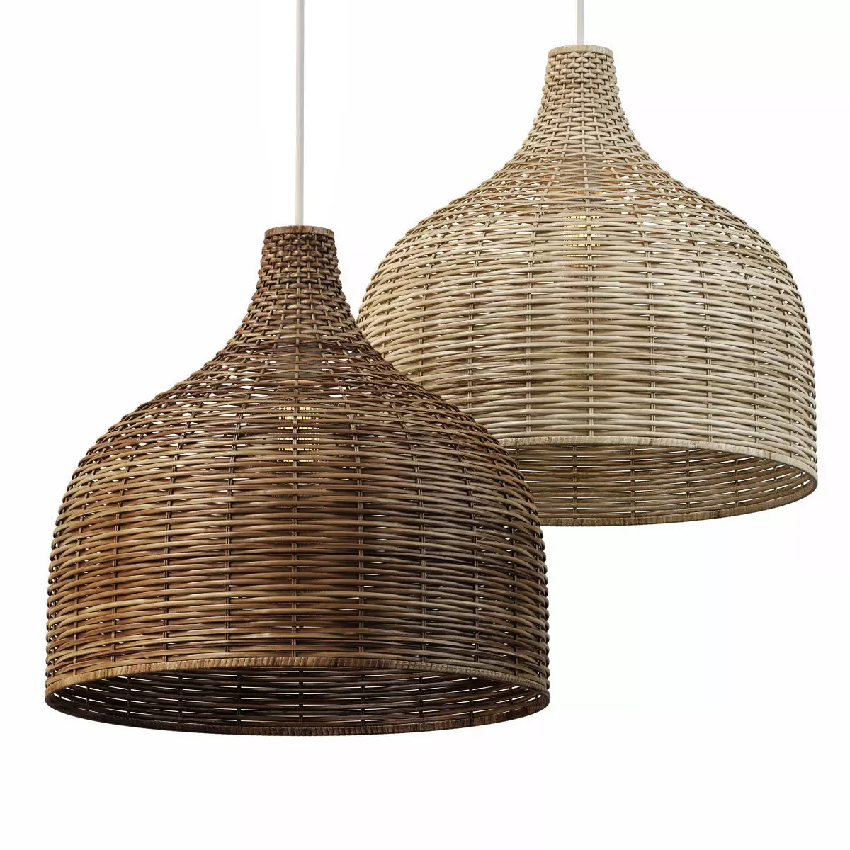 Rattan Pendant 02 3D model_0