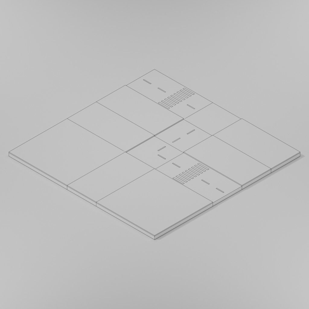 Isometric Low poly City Pack Low-poly 3D model_50