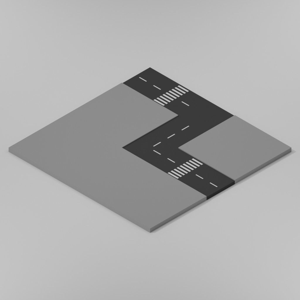 Isometric Low poly City Pack Low-poly 3D model_49