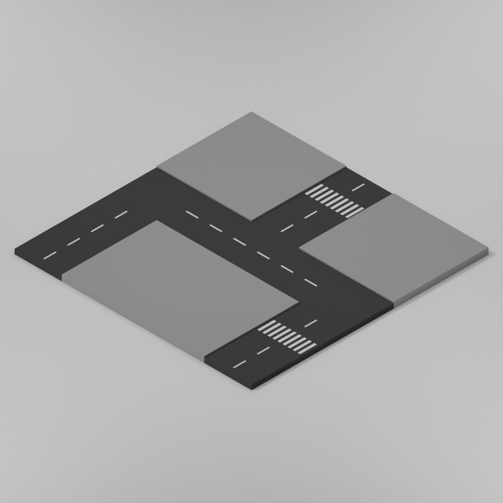 Isometric Low poly City Pack Low-poly 3D model_77