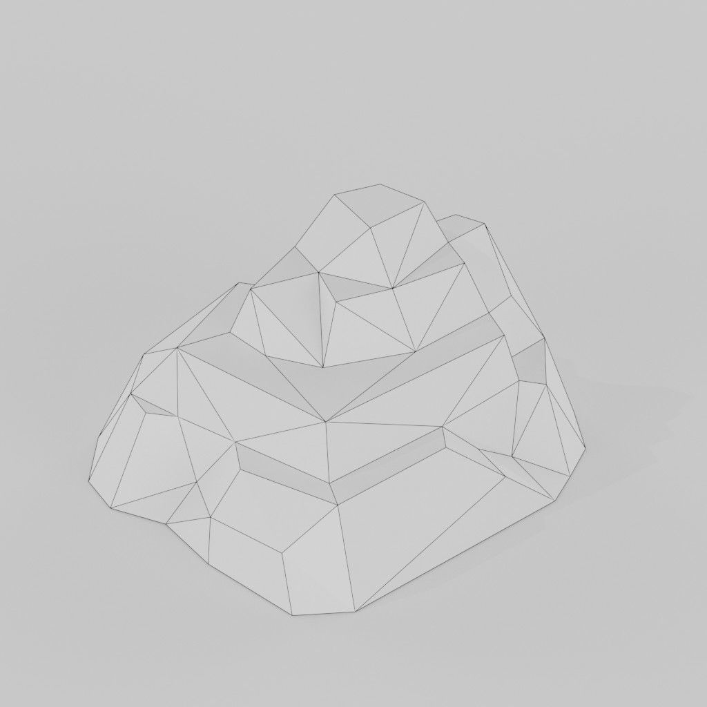 Isometric Low poly City Pack Low-poly 3D model_34
