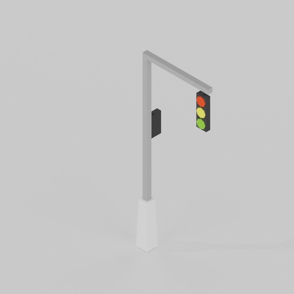 Isometric Low poly City Pack Low-poly 3D model_85