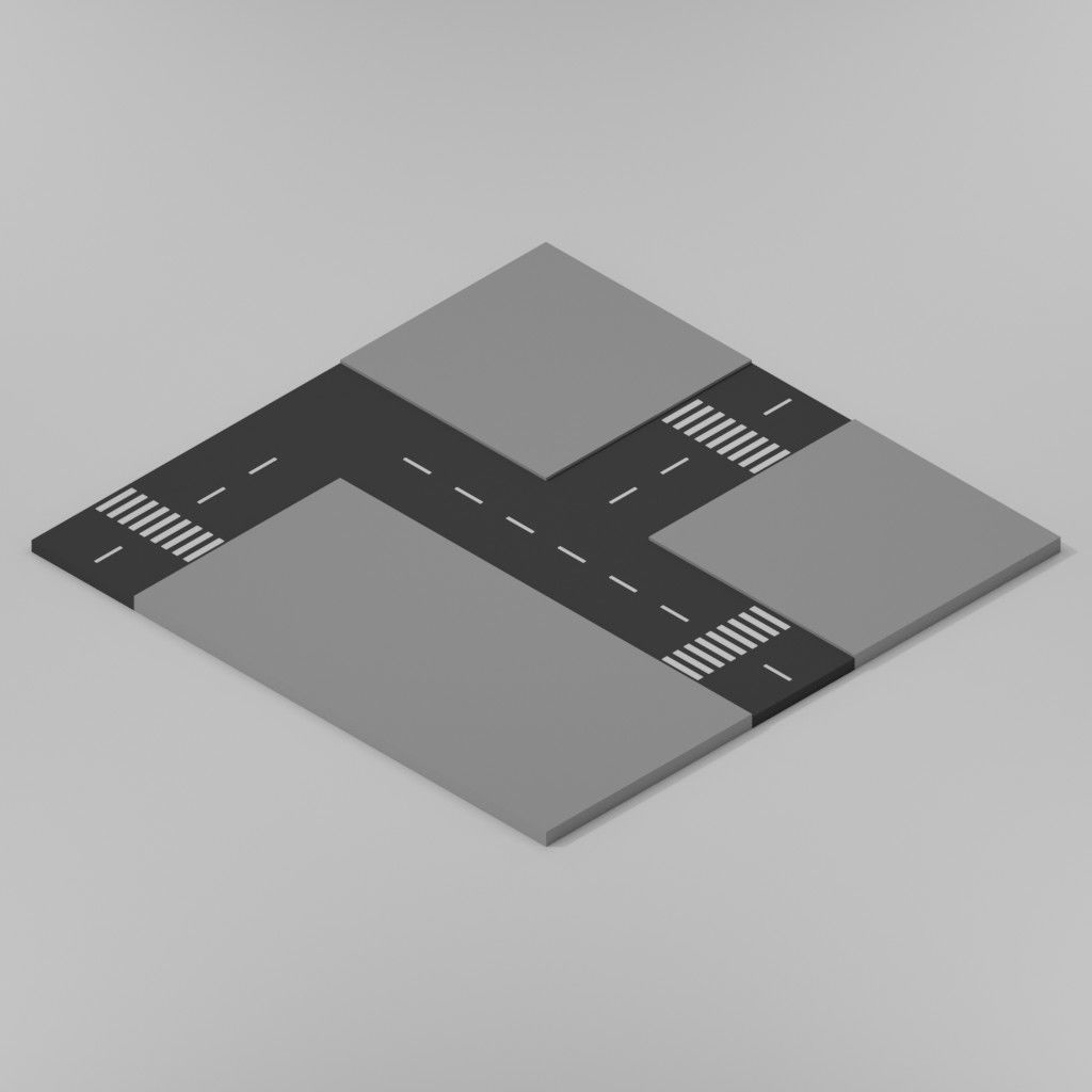 Isometric Low poly City Pack Low-poly 3D model_79