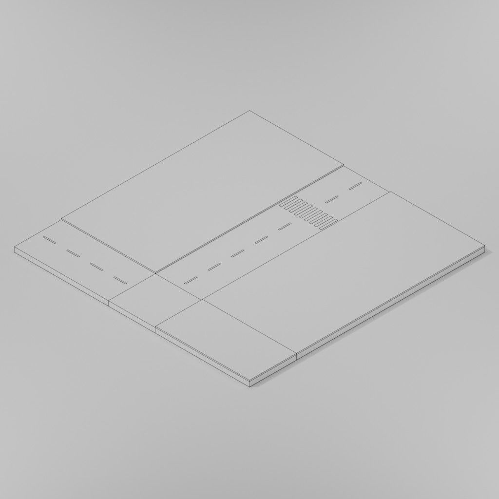 Isometric Low poly City Pack Low-poly 3D model_58