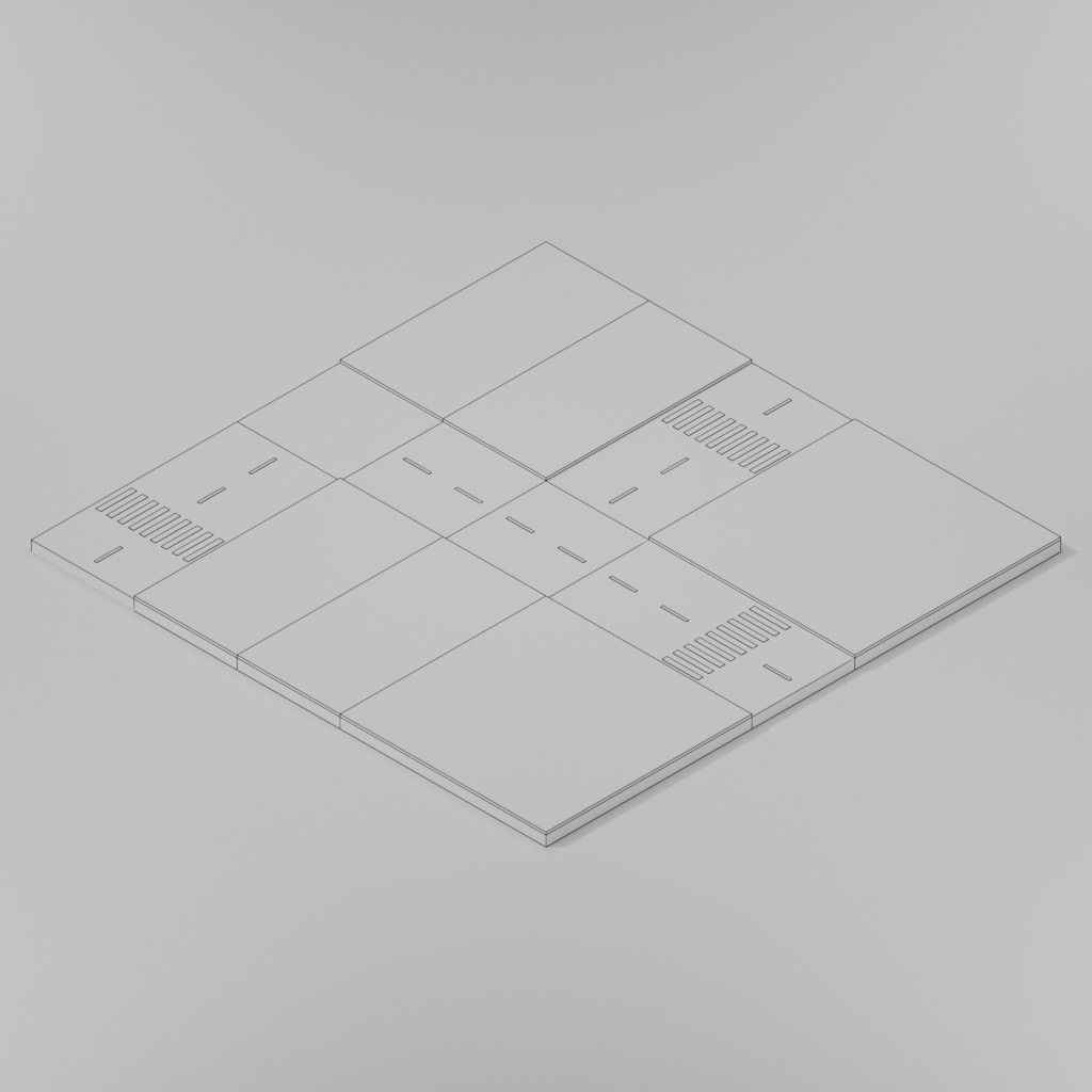 Isometric Low poly City Pack Low-poly 3D model_80