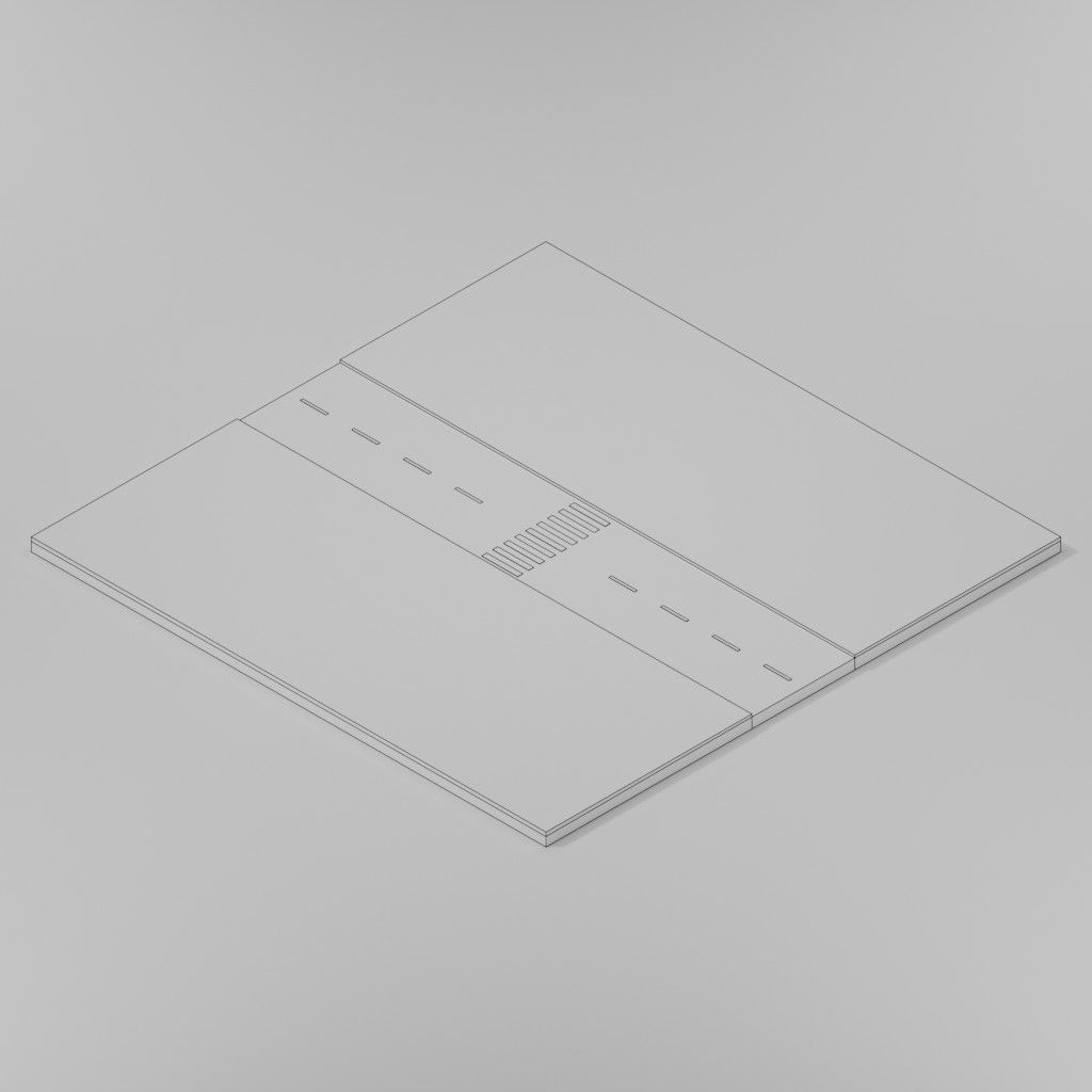 Isometric Low poly City Pack Low-poly 3D model_70