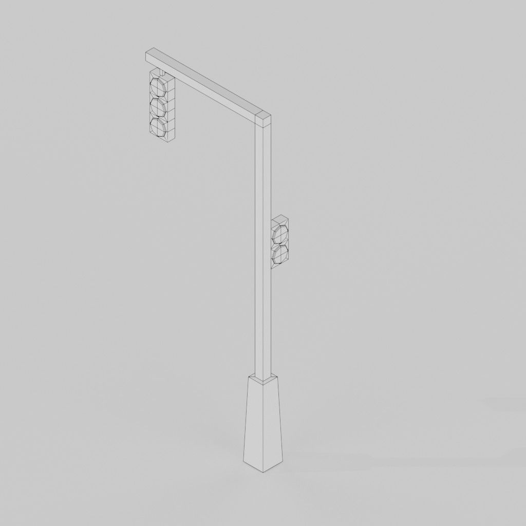 Isometric Low poly City Pack Low-poly 3D model_83